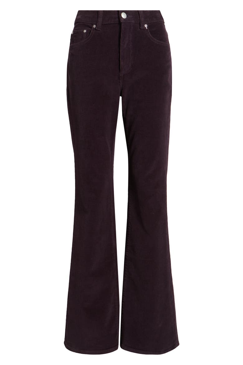Bridget Bootcut High Rise Instasculpt™ Corduroy Jeans, Alternate, color, BLACKBERRY CORD
