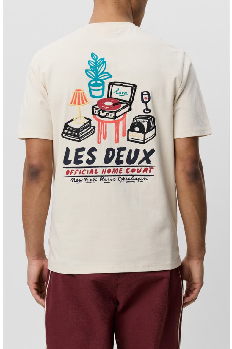 Record Graphic T-shirt, Alternate, color, IVORY