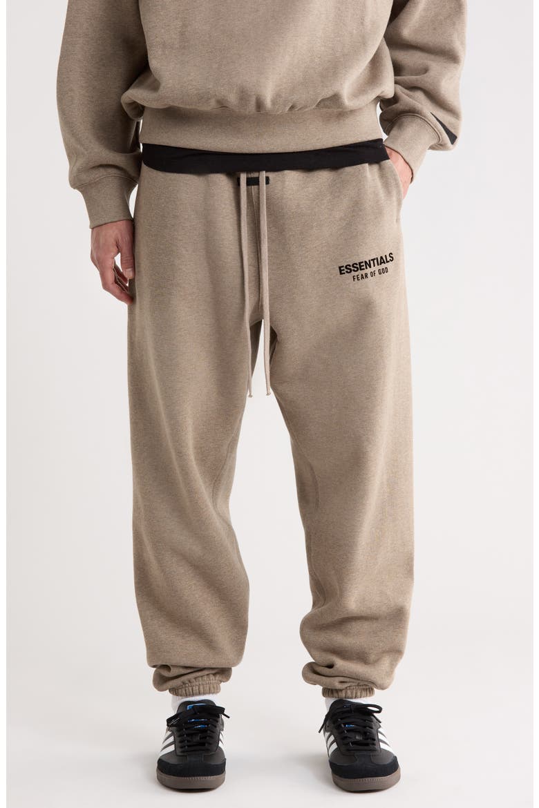 Classic Fleece Sweatpants, Main, color, VINTAGE BLACK/ WHITE