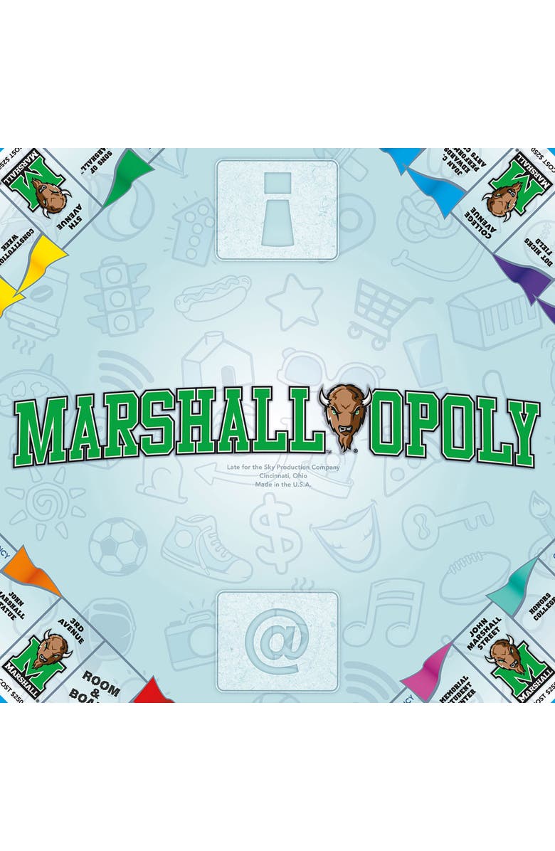 Late for the Sky University Marshallopoly Monopoly Board Game, Alternate, color, Multicolored