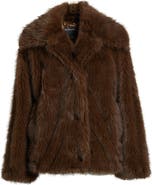 Bernardo Ellery Faux Fur Coat