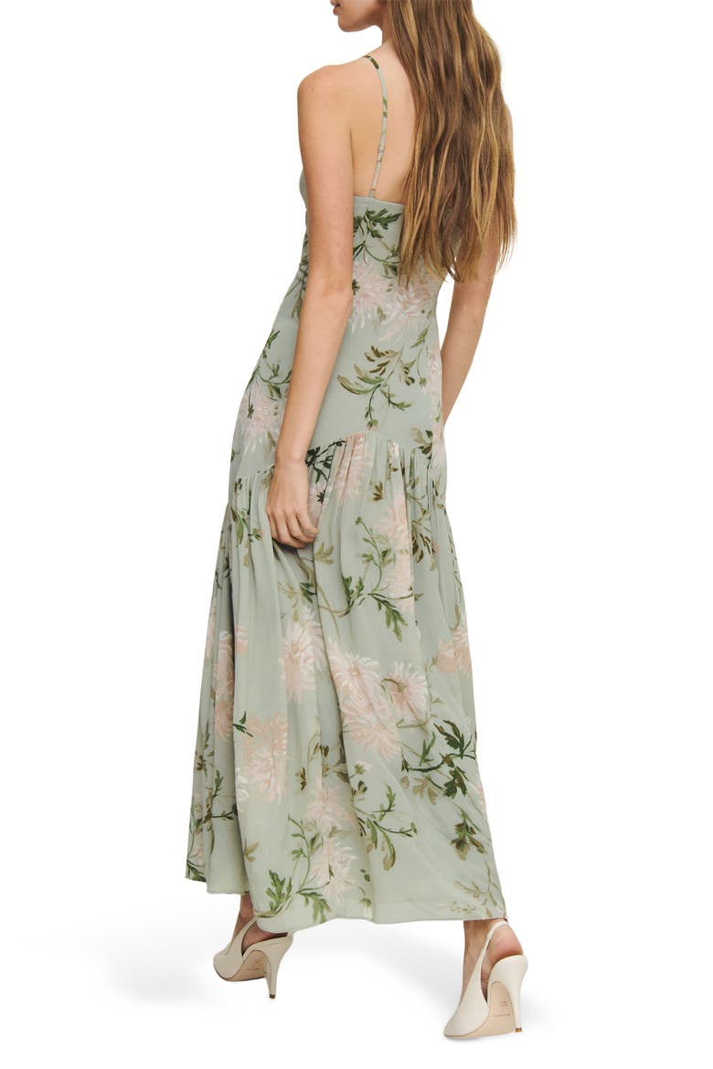 Catana Floral Georgette Maxi Dress, Alternate, color, PERGOLA