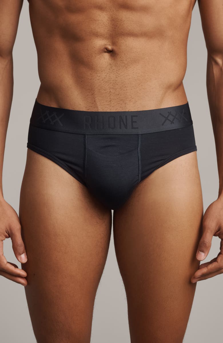 Rhone C.O.R. Briefs, Main, color, Pure Black