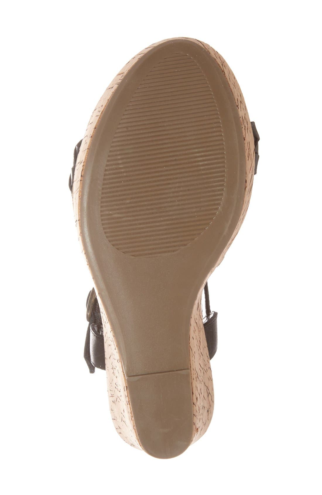 Steve Madden 'Emmey' Platform Wedge Sandal, Alternate, color, 