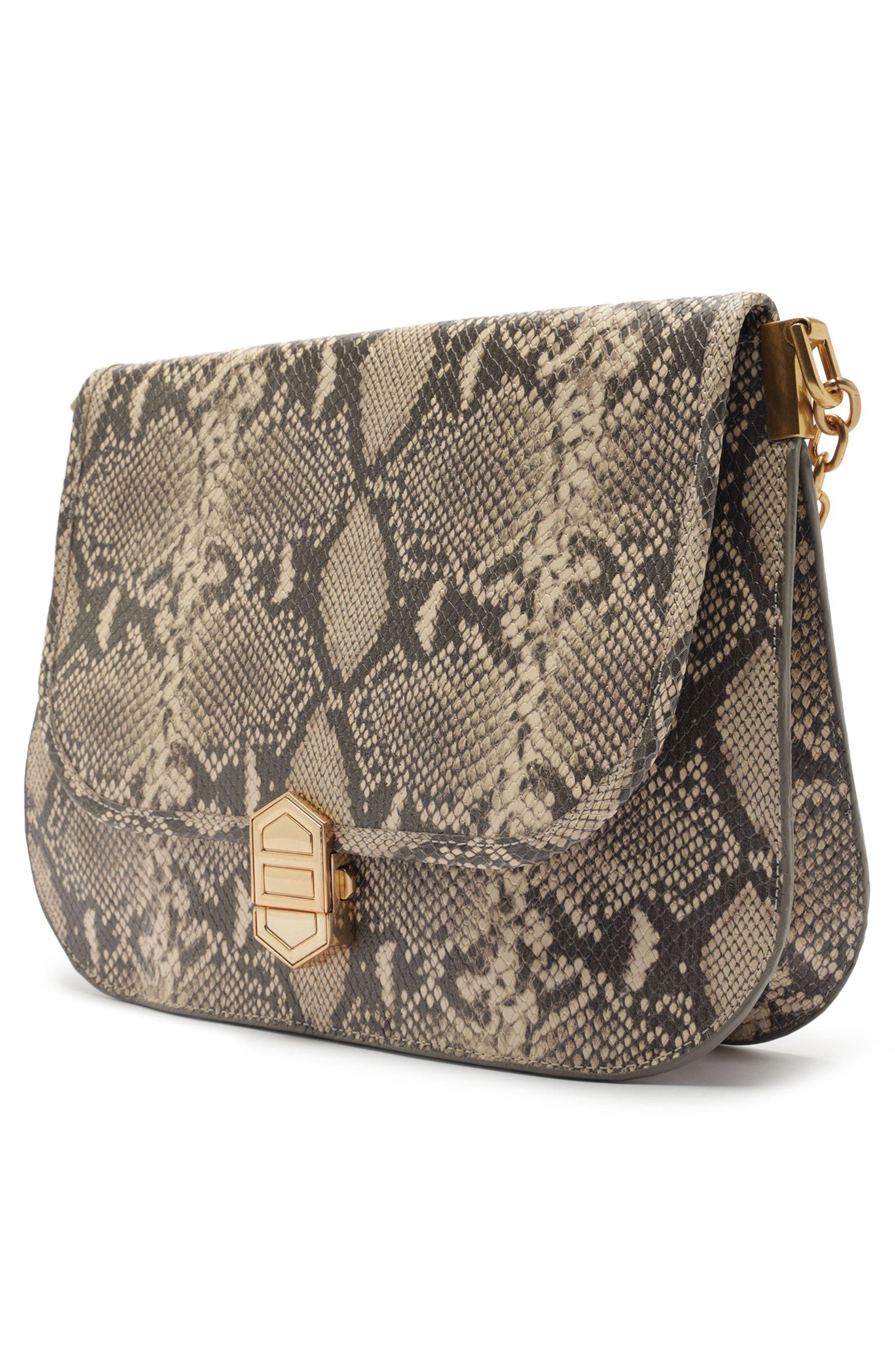 Everly Small Leather Crossbody, Alternate, color, SNAKE