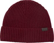 Hickey Freeman Cashmere Cardigan Stitch Beanie