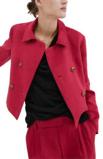 Double Breasted Linen Jacket