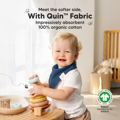 Keababies 8-pack Quin Bandana Bibs In Basics