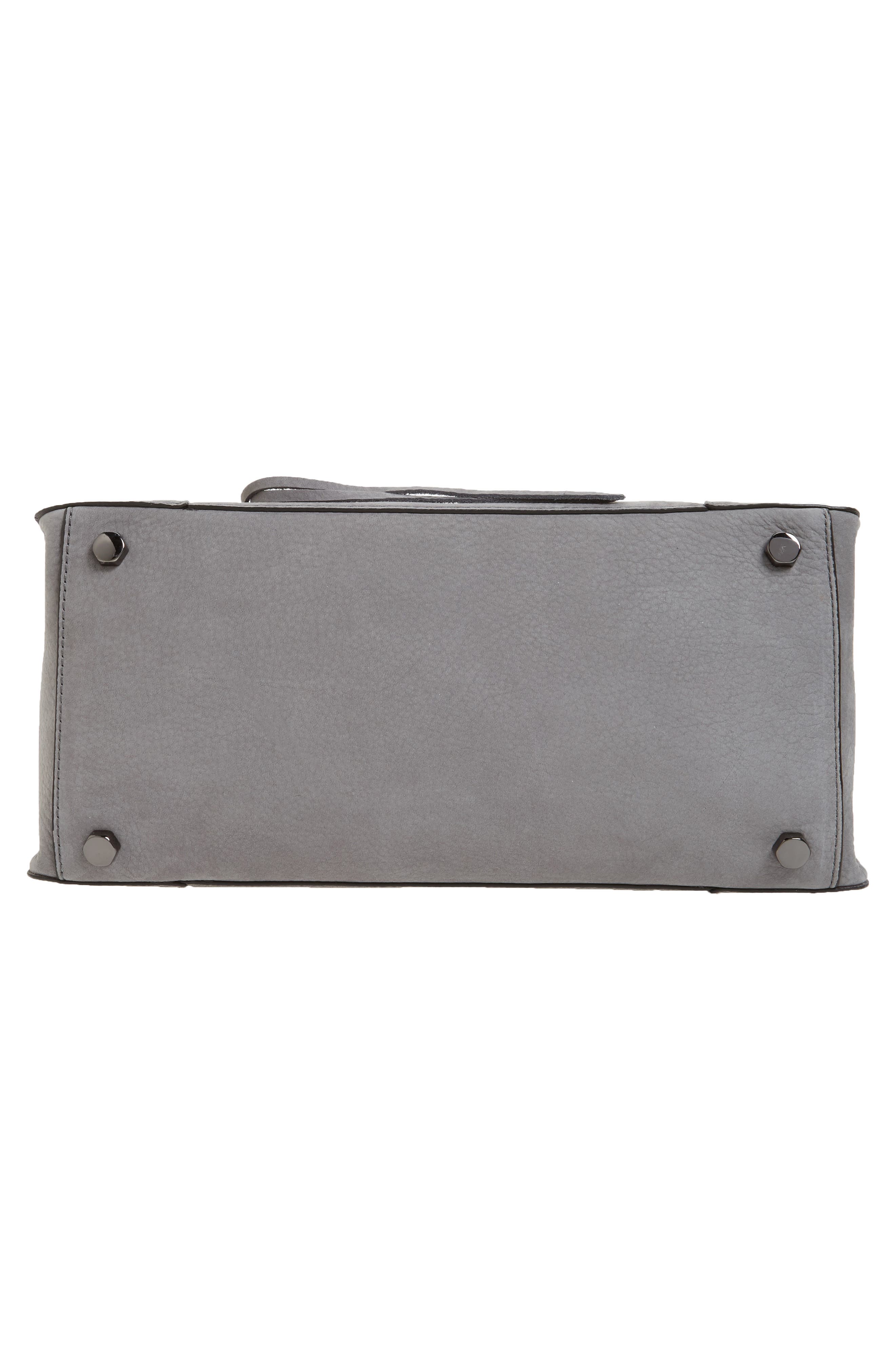'Regan' Satchel, Alternate, color, GREY DENIM
