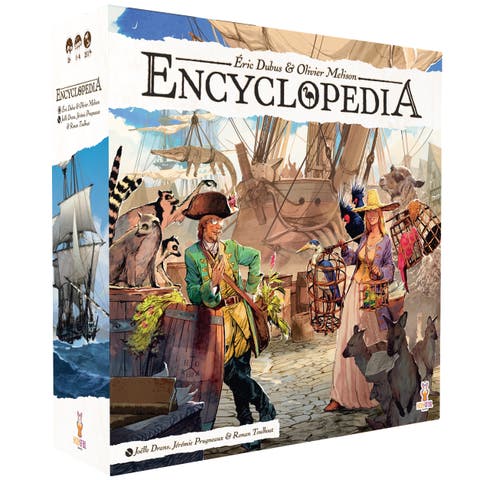Encyclopedia Dice Based Worker Placement Board Game 4+