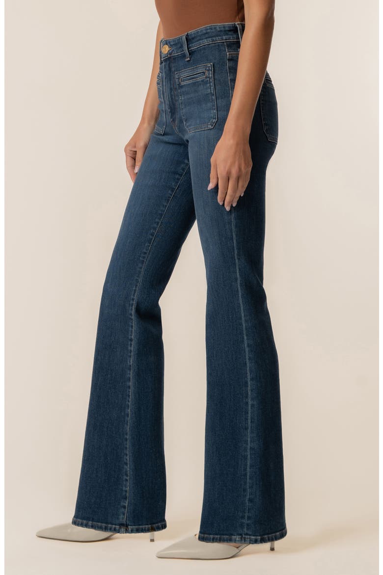 Ana High Waist Flare Jeans, Alternate, color, RAVISHING
