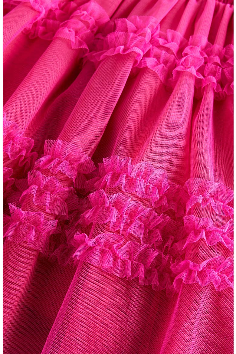 Kids' Ruffled Tulle Skirt, Alternate, color, SHOCKING PINK