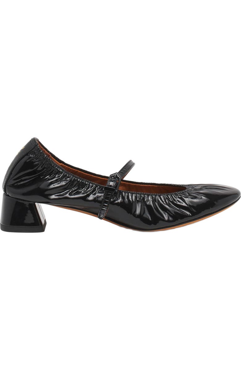 Lanvin Heeled Mary Jane in Glossy Leather, Main, color,