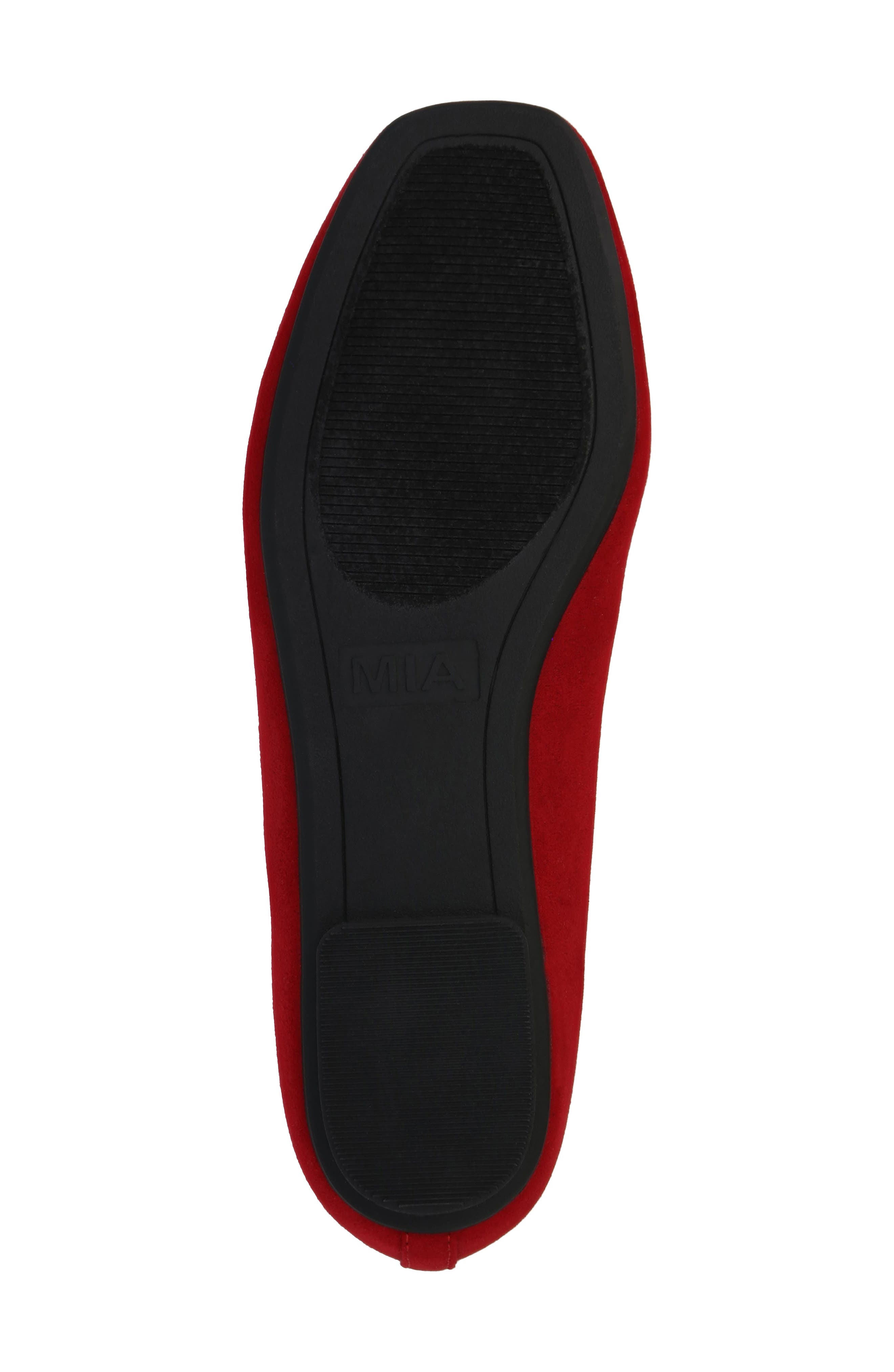 Tori Ballet Flat, Alternate, color, RED