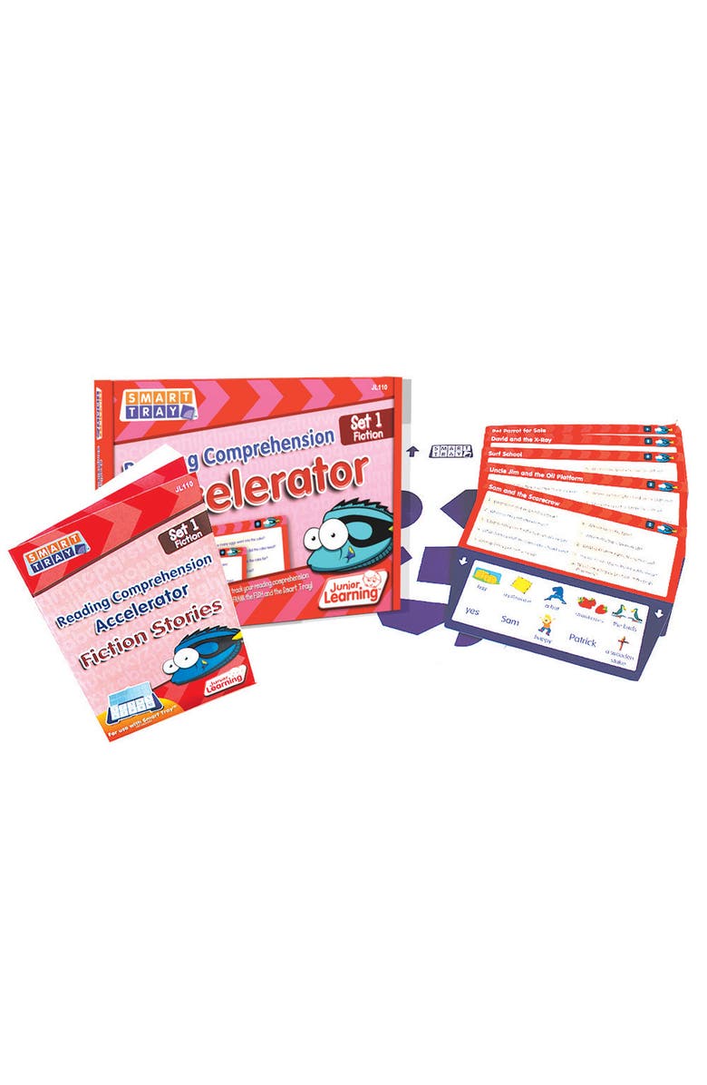 Junior Learning Reading Comprehension Flash Cards, Main, color, Multicolored