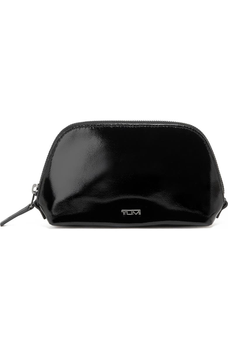 TUMI Belden Leather Cosmetic Pouch, Main, color,