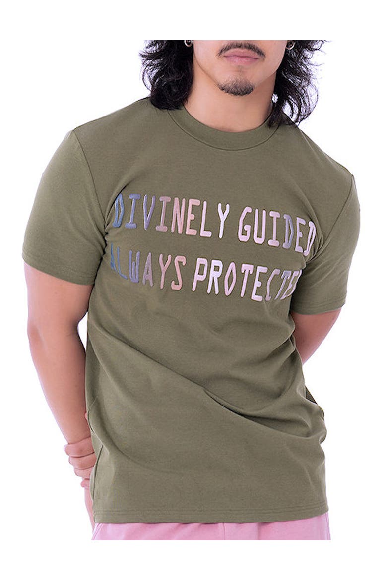Divinely Guided T-Shirt, Alternate, color, Army