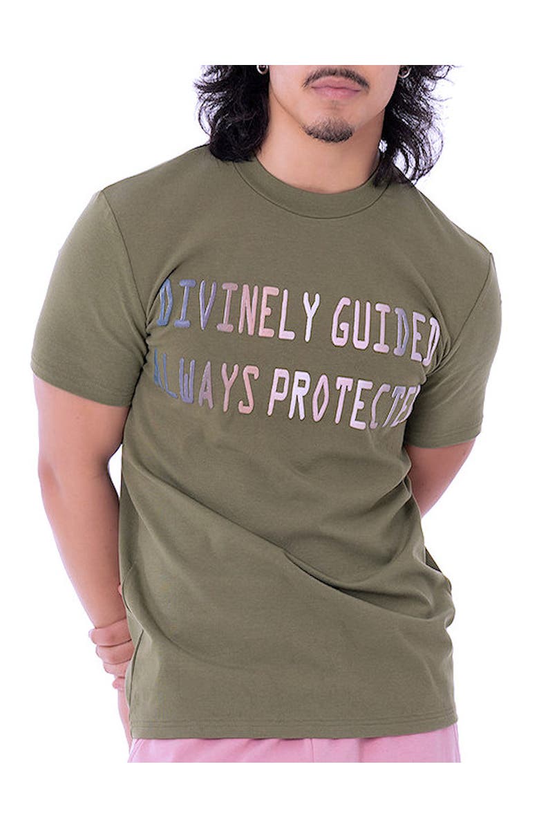 Dai Moda Divinely Guided T-Shirt, Alternate, color, Army