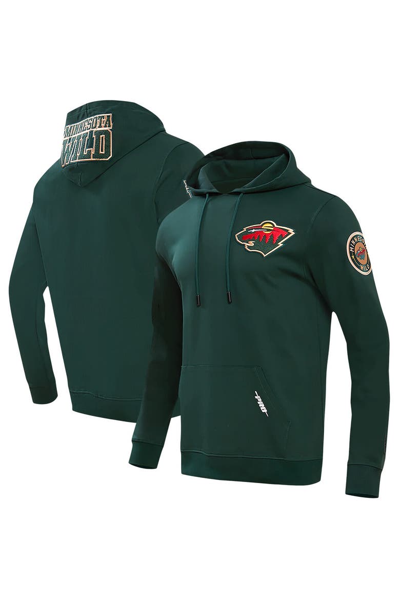 Men's Pro Standard Green Minnesota Wild Classic Pullover Hoodie, Main, color, Green