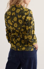 Seasalt Cornwall Larissa Floral Crinkled Cotton Shirt