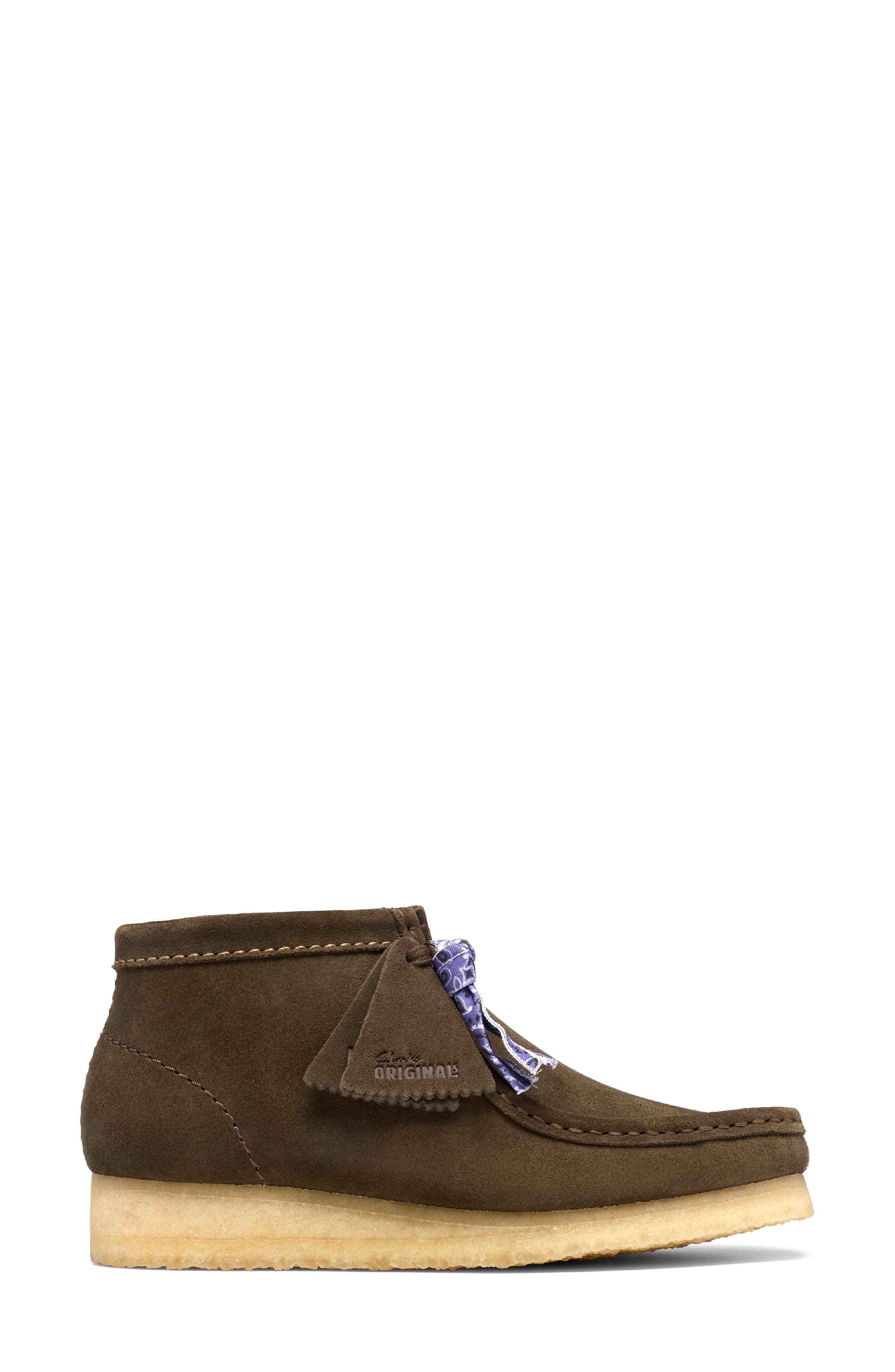 Wallabee Boot, Alternate, color, DARK OLIVE