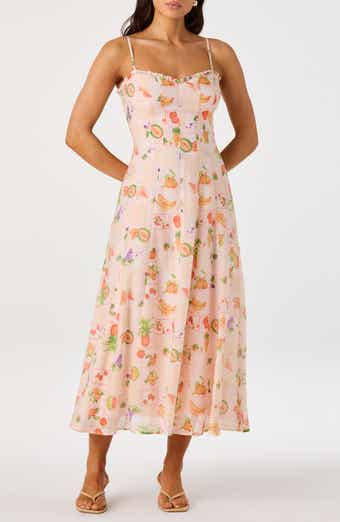 Jaylynn Ruffle Seamed Dress