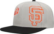 Mitchell & Ness Men's Mitchell & Ness Gray San Francisco Giants Knock Out Panel Snapback Hat