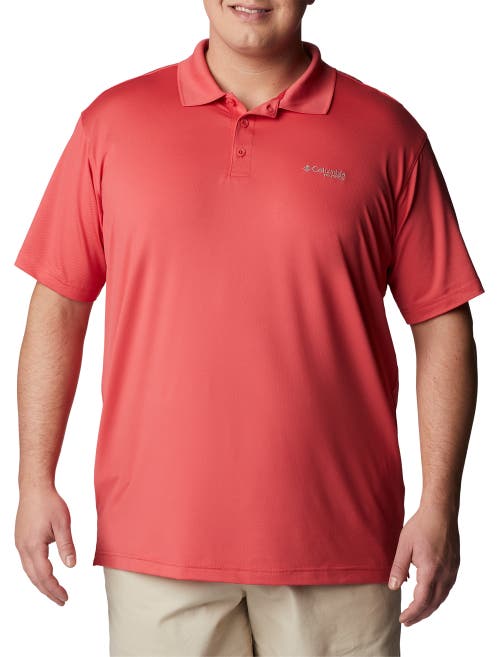 Columbia Big & Tall Low Drag Offshore Polo Shirt in Sunset Red  product