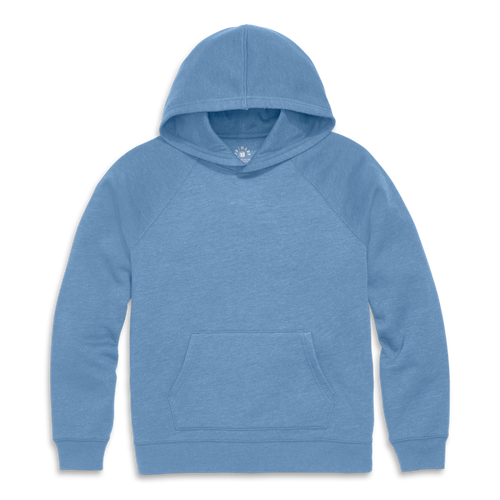 Primary Adult Cozy Fleece Pullover Hoodie In Blue