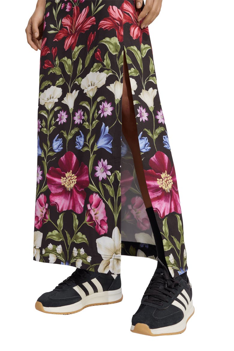 FARM Rio Premium Floral Maxi Dress, Alternate, color, BLACK/ CREAM WHITE/ GREEN