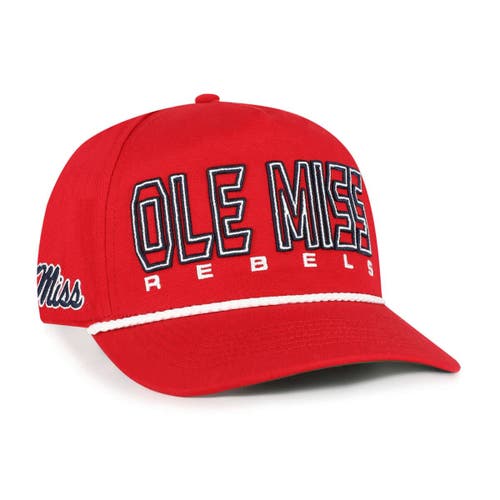 47 Brand Kids' Youth '47 Red Ole Miss Rebels Byline Hitch Adjustable Hat