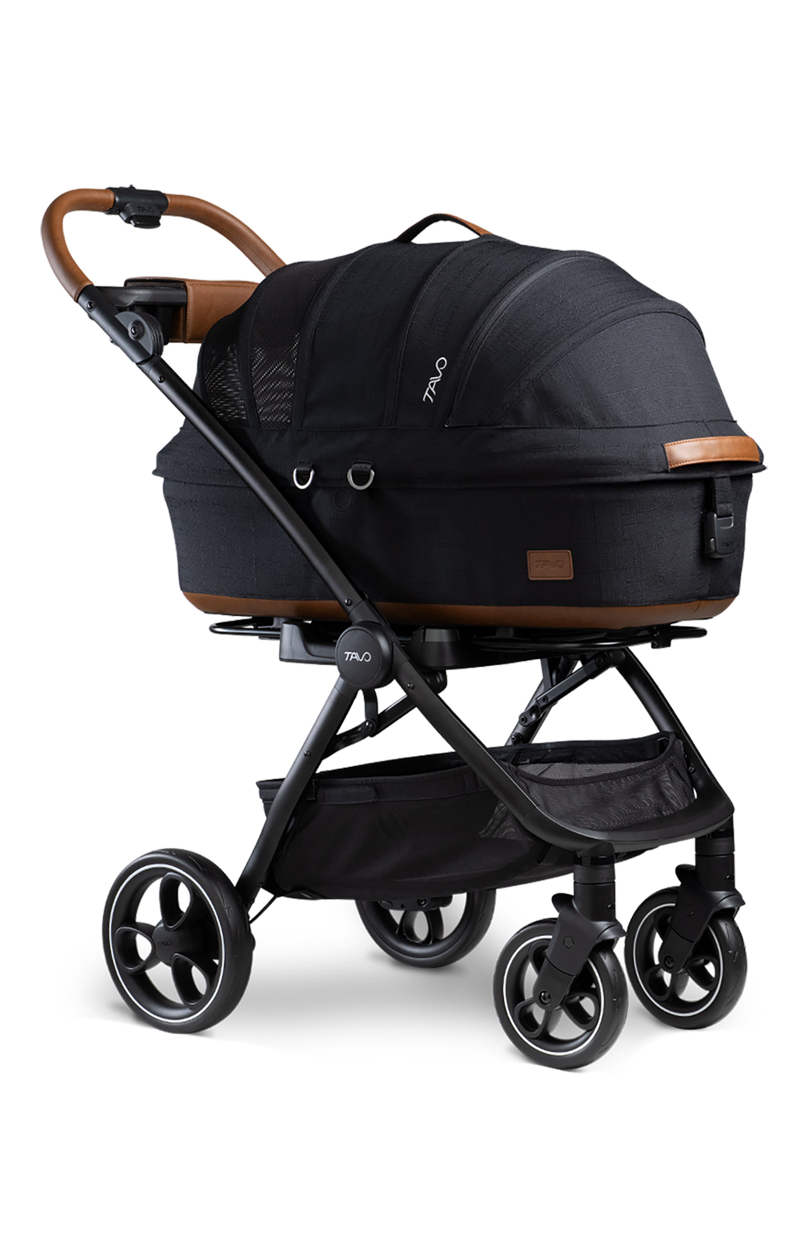 TAVO PETS Maeve™ Medium Flex 3-in-1 Pet Car Seat & Stroller in Onyx 