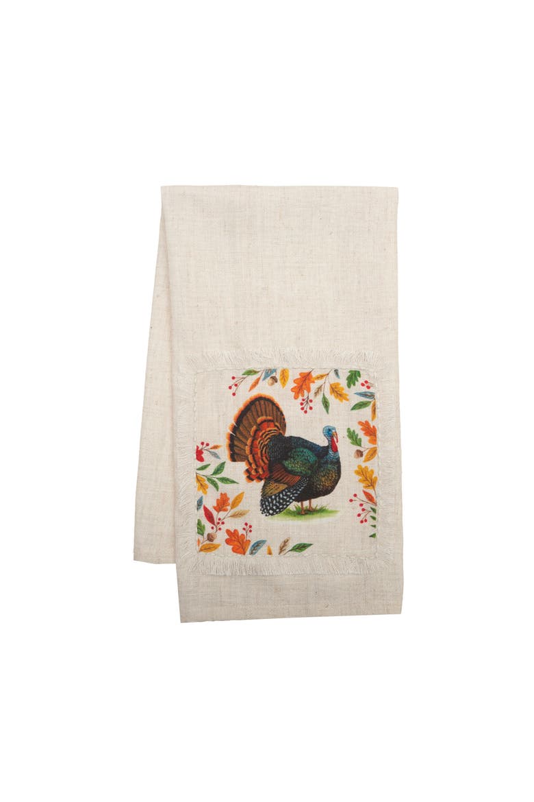 Gobble & Gather Turkey Towel, Main, color, Beige