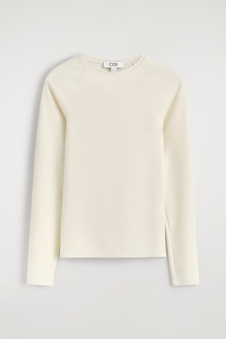 Technical Jersey Long-Sleeved Top, Alternate, color, ECRU