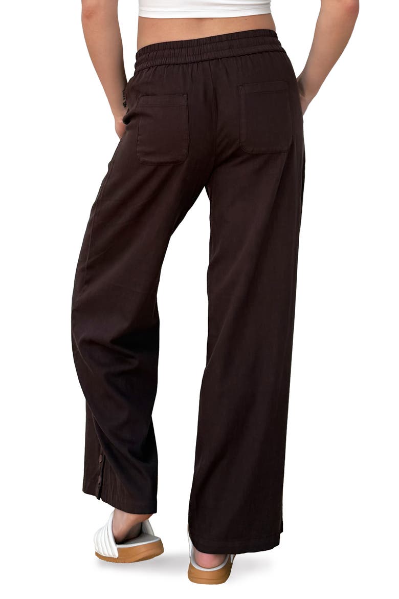 Hero High Waist Wide Leg Pants, Alternate, color, COFFEE BEAN