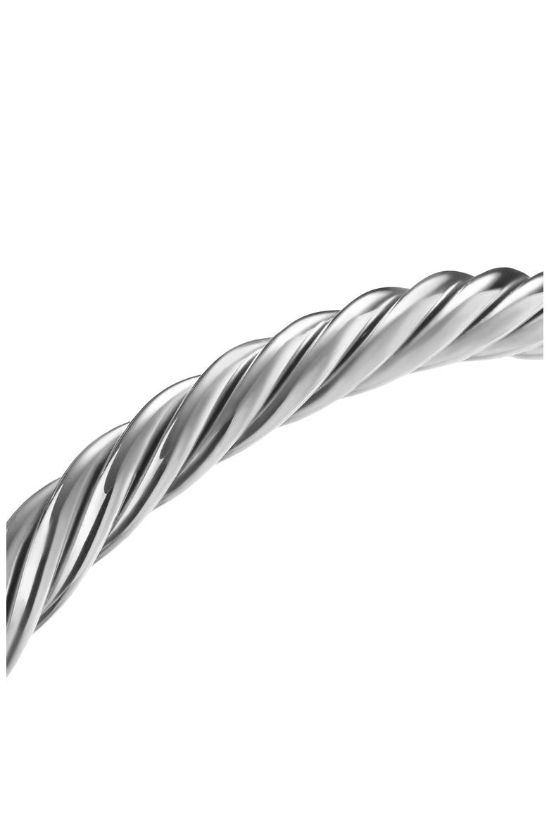Cable Cuff Bracelet in Sterling Silver, Alternate, color, STERLING SILVER