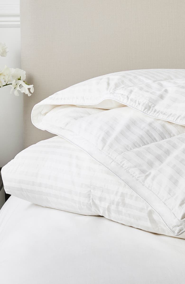 The White Company Light Warmth Hungarian Goose Down Comforter, Main, color,