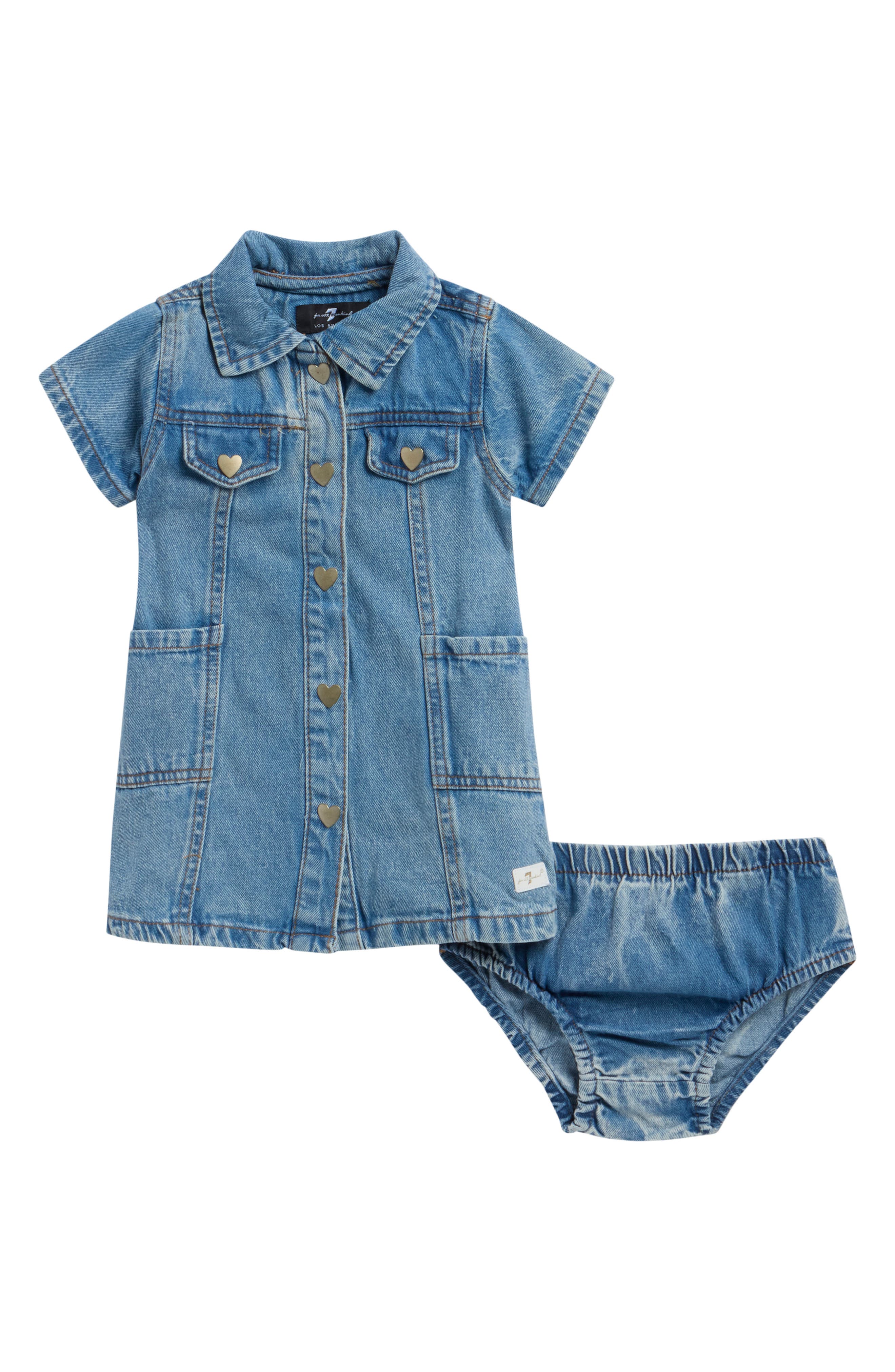 Denim Dress & Bloomers Set