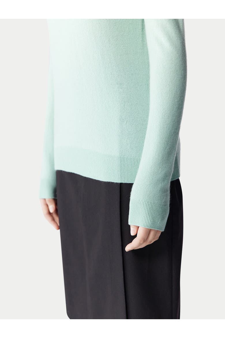 Essential Cashmere Crewneck Sweater, Alternate, color, celadon