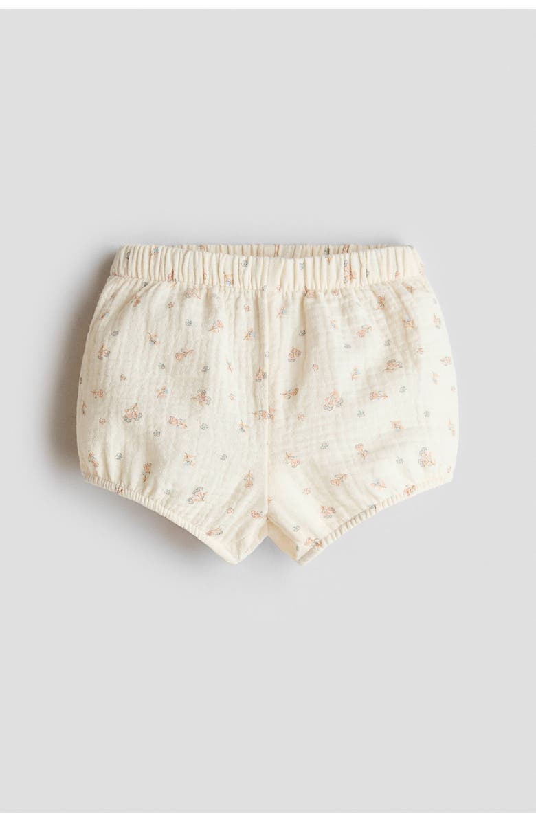 H&M 2-piece Cotton Muslin Set, Alternate, color, Cream/Floral