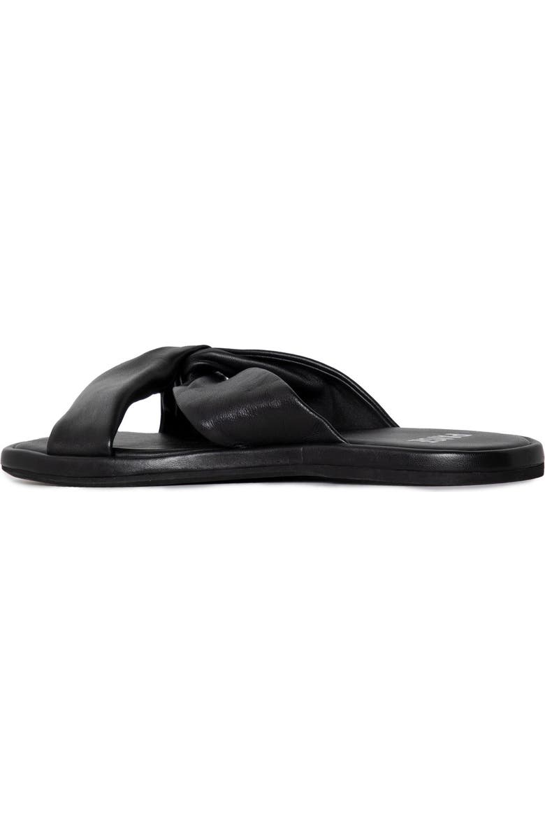 PAIGE Dana Twist Slide Sandal, Alternate, color, Black