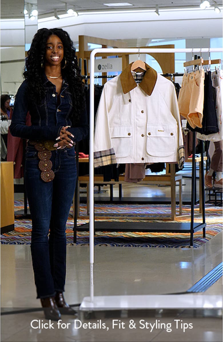 Beadnell Crop Cotton Jacket, sales video thumbnail