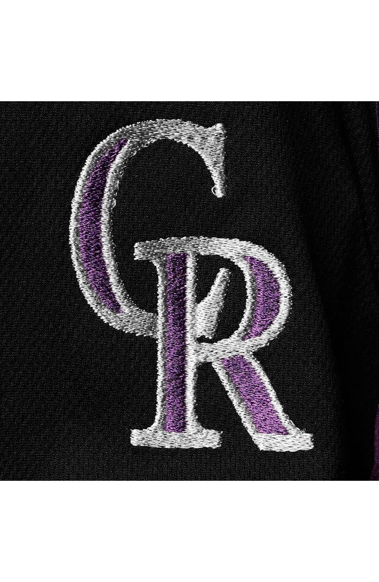 PROFILE Men's Black Colorado Rockies Big & Tall Mesh Shorts, Alternate, color, Black