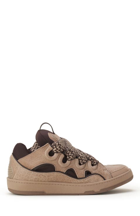Curb Sneakers In Dino-Effect Leather