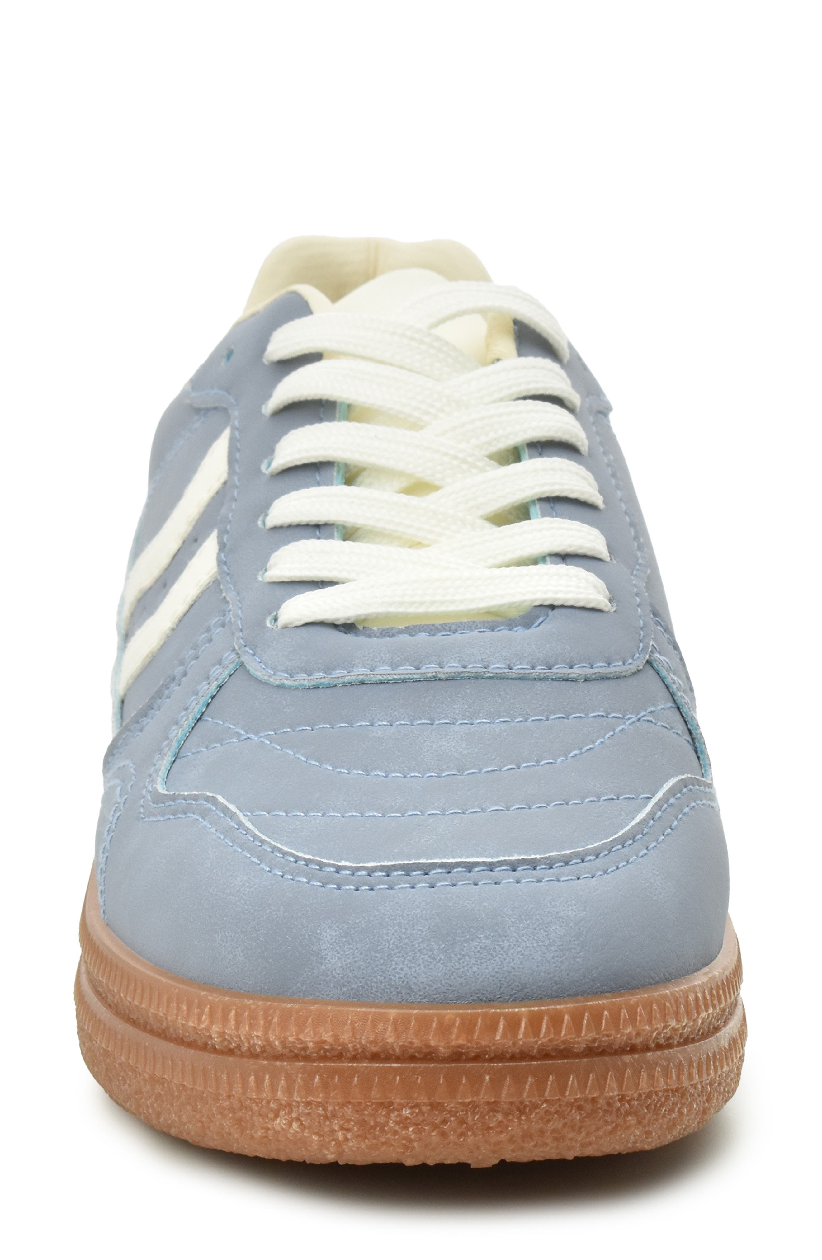 Nicole Miller Low Top Crepe Sole Sneaker, Alternate, color, Blue White Green