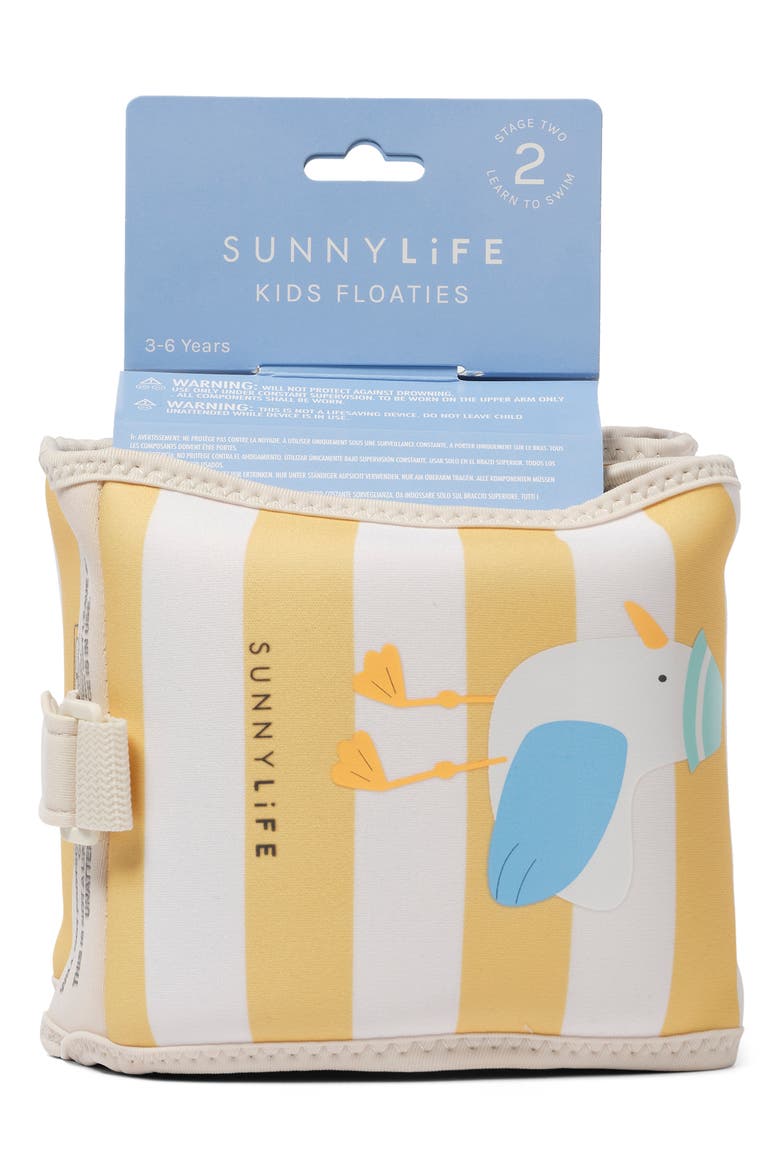 Kids' Print Floaties, Alternate, color, YELLOW