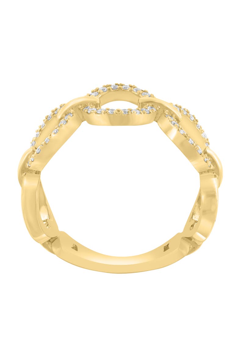 Diamond Link Band Ring, Alternate, color, GOLD