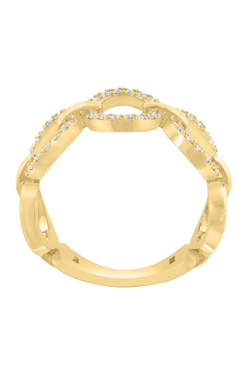 EFFY Diamond Link Band Ring, Alternate, color, Gold