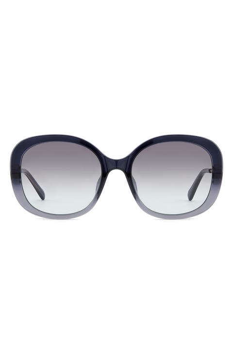56m Gradient Oval Sunglasses