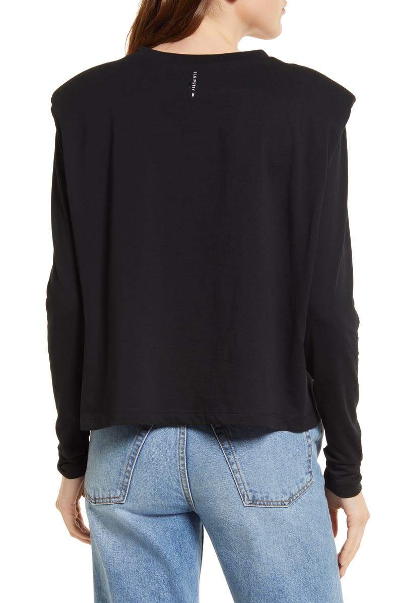 AllSaints Coni Long Sleeve Cotton T-Shirt, Alternate, color,